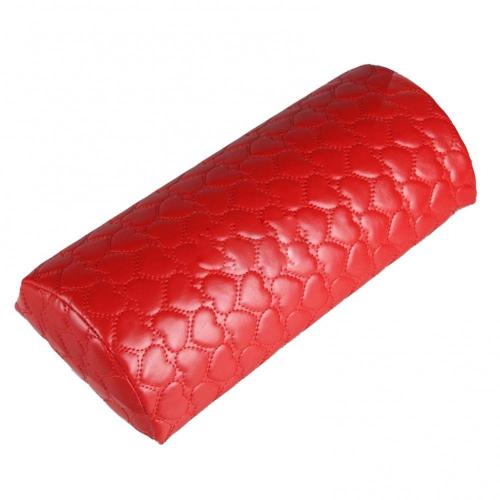 Nail Art Pillow Hand Holder Cushion Arm Rest Support Soft Leather Hand Pillow Rest Manicure Equipment Nail Art Stand: Red