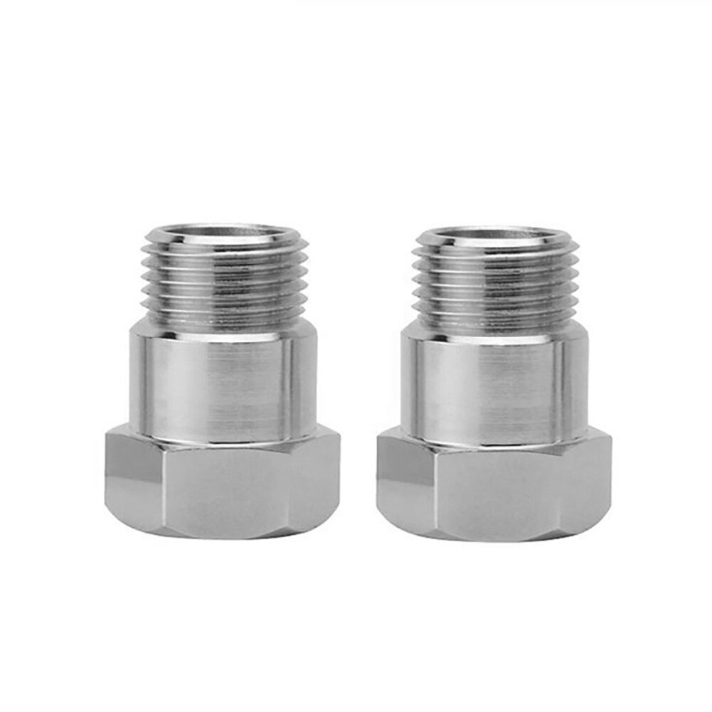 Prolongateur de capteur d'oxygène M18x1.5 O2 32mm, 4 pièces, Extension de bonde, adaptateur de joint, entretoise en acier nickelé
