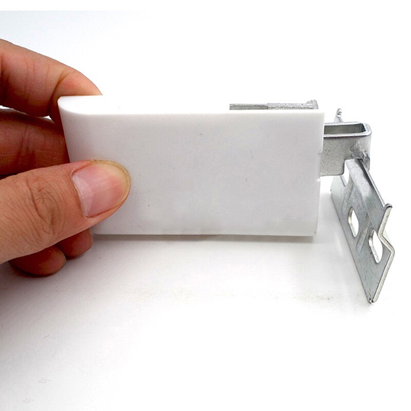 1 par sølvbeslag kjøkkenskap metall usynlig henger opphengsbrakett skjult opphengsbeslag for skap