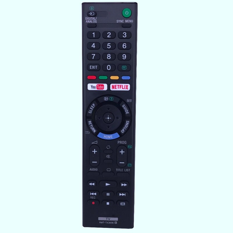 Remote Control for SONY TV RMT-TX300E KDL-40WE663 KDL-40WE665 KDL-43WE754 KDL-43WE755 KDL-49WE660 KDL-49WE663: Default Title