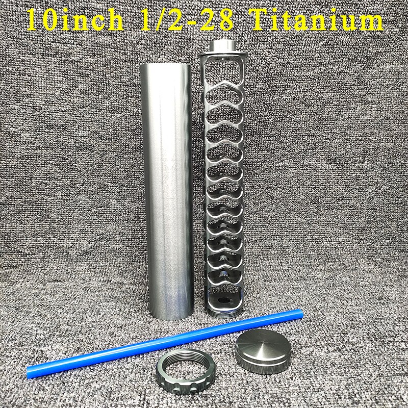10 inch Extension Spiral 1/2-28 or 5/8-24 Car Fuel Filter Single Core for NaPa 4003 WIX 24003 Fuel Trap Solvent Filter: 10inch 1-2-28 T