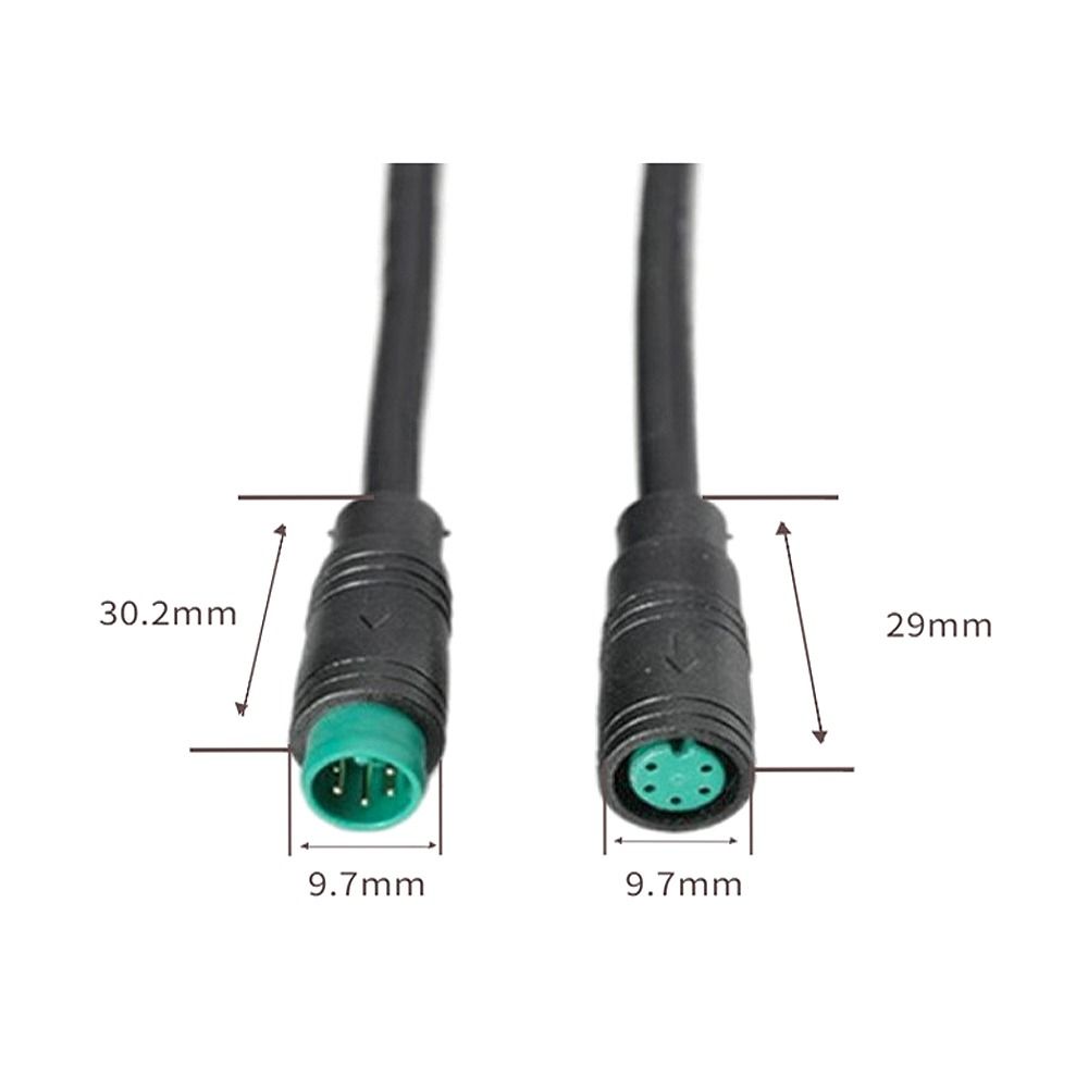 2/3/4/5/6 Pin Cable Base Connector 1Set M8 Lamp Line Waterproof Signal Connection Line For Outdoor Ebike Plug Cable Accessories