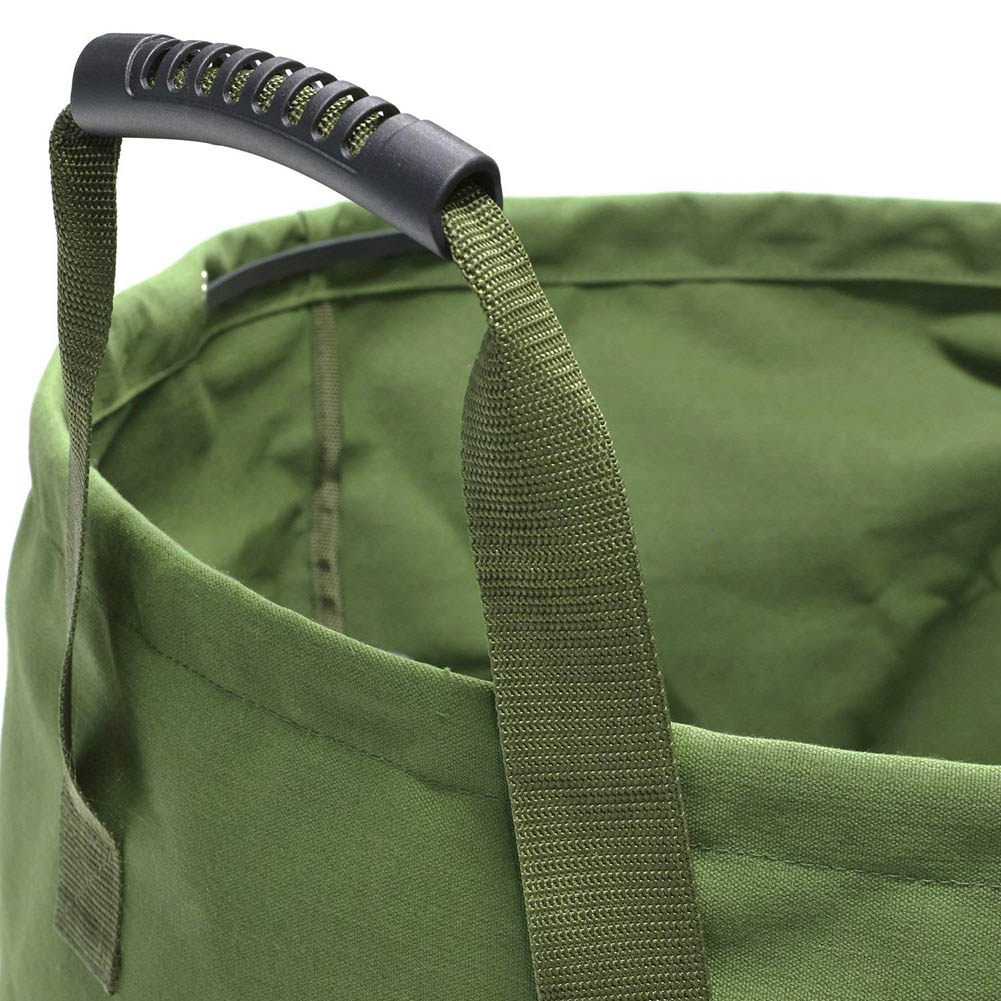 Sac à déchets Portable en toile de jardin, sacs à feuilles de pelouse, conteneurs, fourre-tout en bois de feu, sacs de rangement