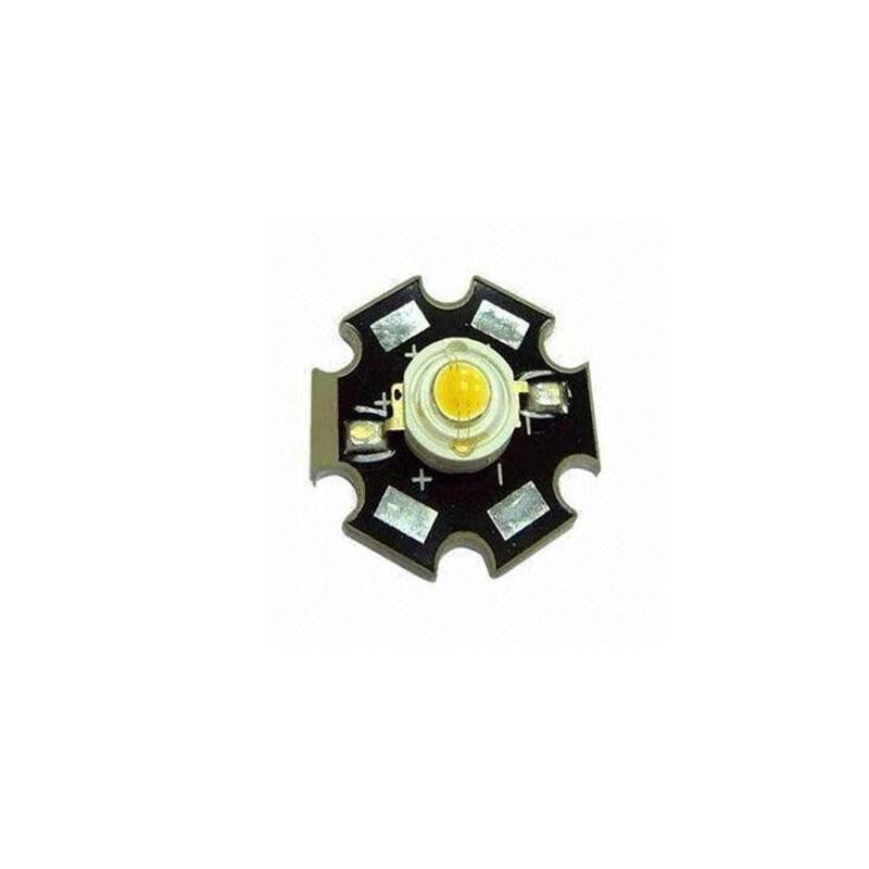 1W 3W High Power LED Chip light PCB emitter Cool White Warm White Red Green Blue with 20MM Star PCB 10PCS