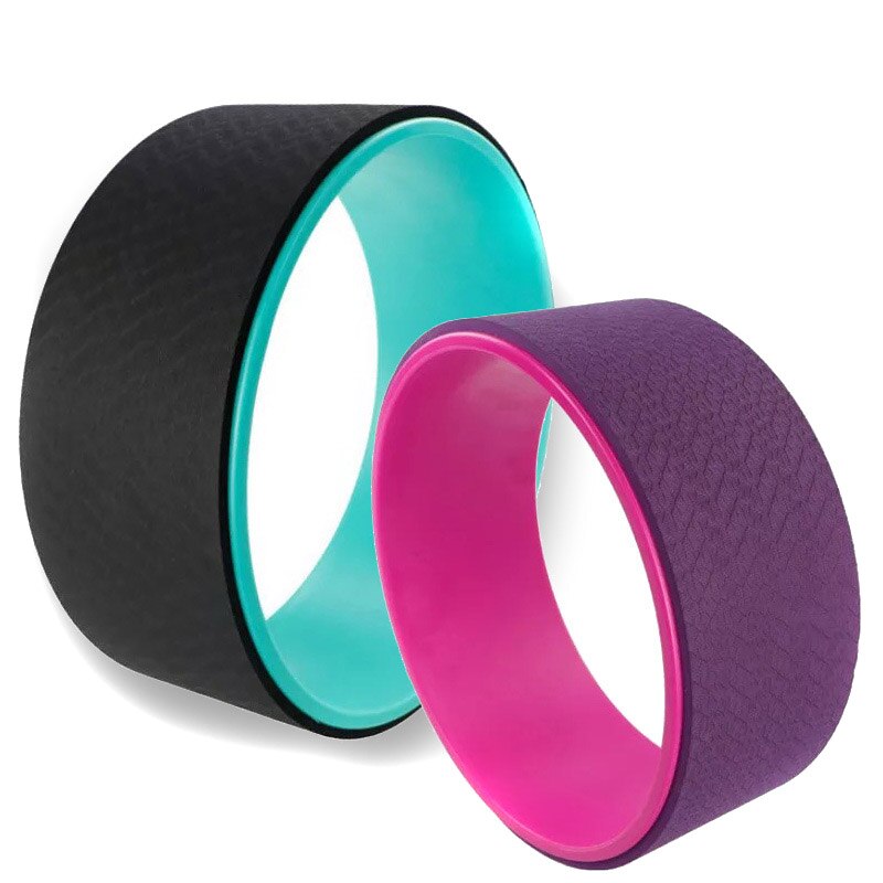 Yoga Wheel Comfortable Yoga Prop Wheel Back Bends Stretching Training Accessories
