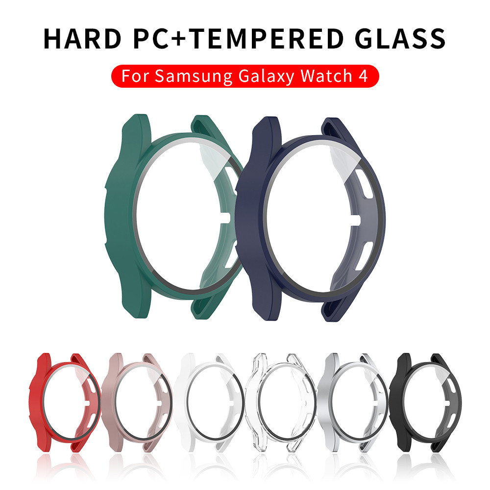 Szkło hartowane etui na komputer do Samsung Galaxy Watch 4 Watch4 40mm 44mm SmartWatch osłona ekranu odporna na wstrząsy osłona ochronna Funda
