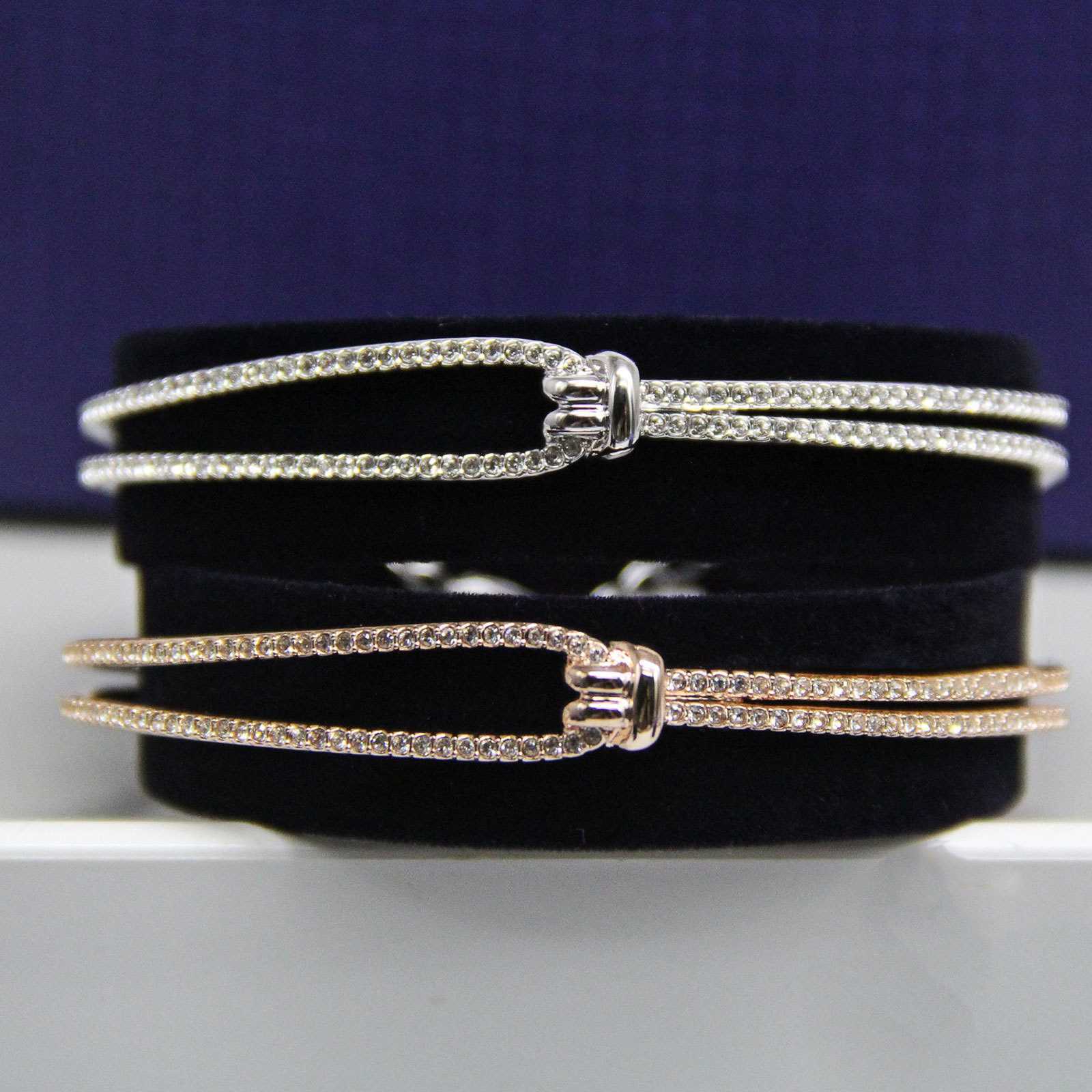 Shih kink knot bracelet European and American Ms. Jiang Shuying rose gold bracelet with bracelet