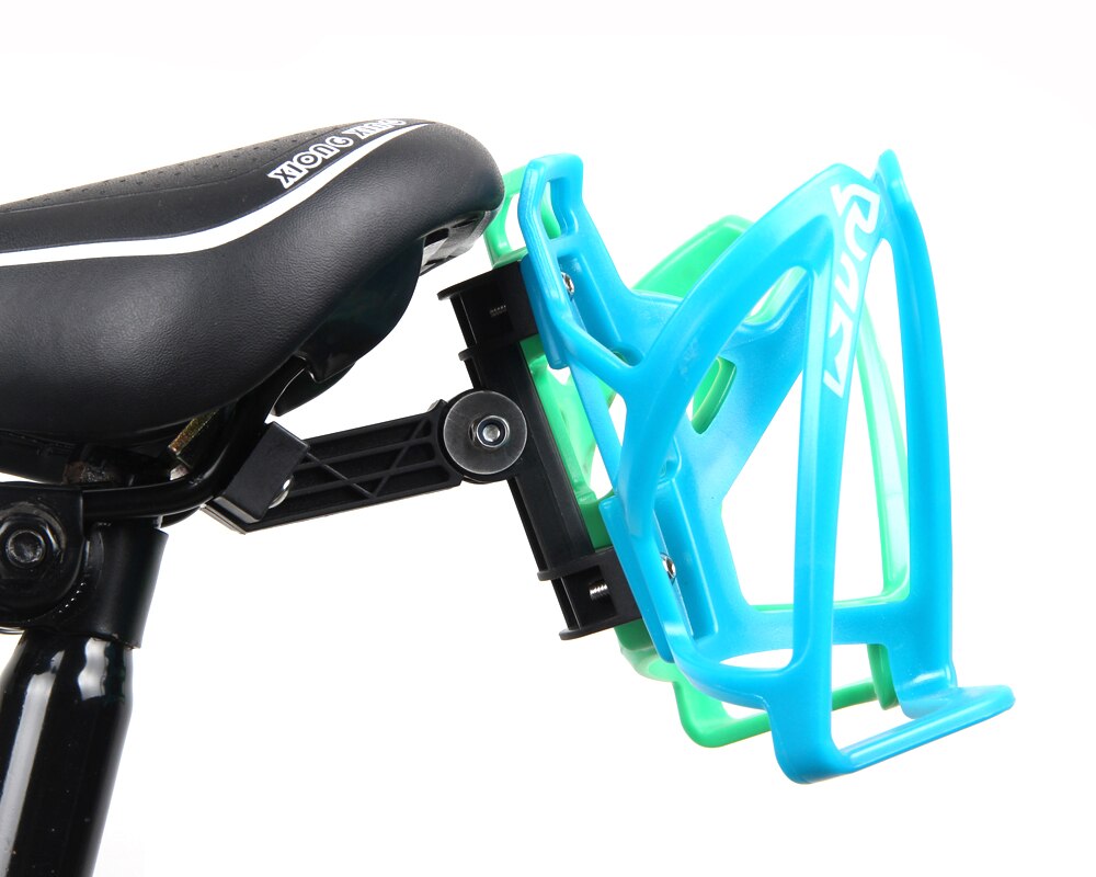 Cykel dobbelt vandflaskeholder buradapter rack cykel sadelholder adapter dobbelt vandflaske tilbage cykelsæde