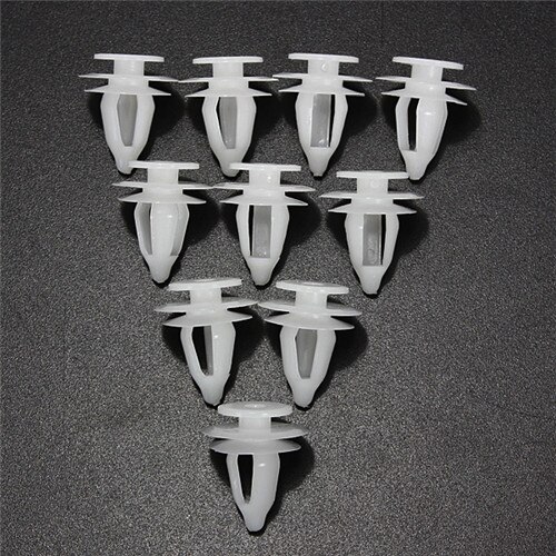 10X Clip de panneau de garniture de moulure de porte intérieure blanche pour citroën Saxo Xsara Berlingo