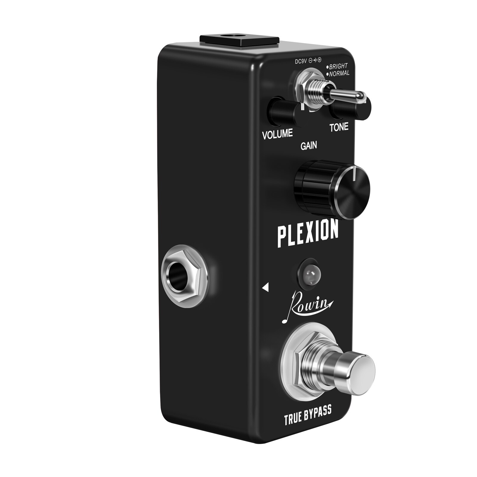 Rowin LEF-324 Plexion Effects Pedals Distortion Pedal with Bright &amp; Normal Working Modes True Bypass