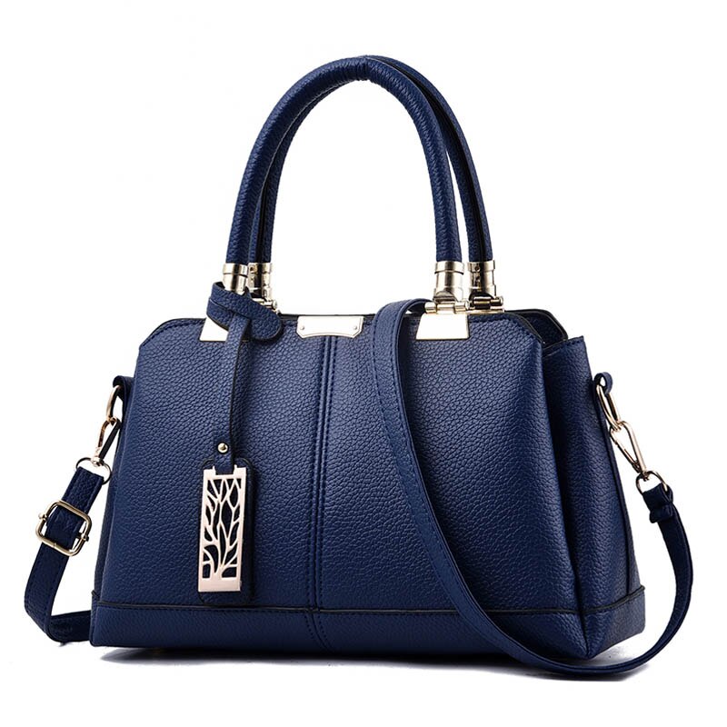 Bolsa feminina transversal, bolsa de ombro, de mão, preta, vintage, de 2019, estilo boho: Dark Blue Bag