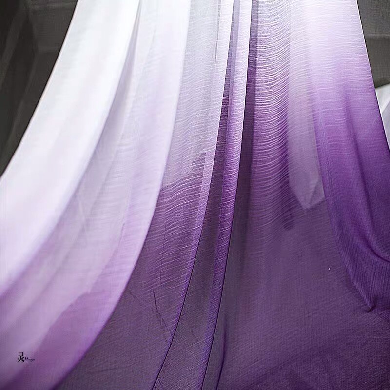 Sifonki kaltevuus kankaat high-end verho hame mekko, georgette kampaaja vaatteet kankaat