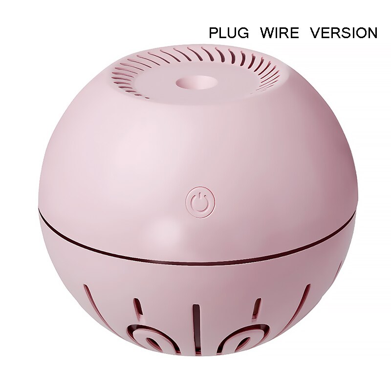 Car Air Diffuser Multi-Functional Humidifier Light Bulb Humidifier Light Speed Ball Humidifier Office Humidifier Car Accessories: Pink