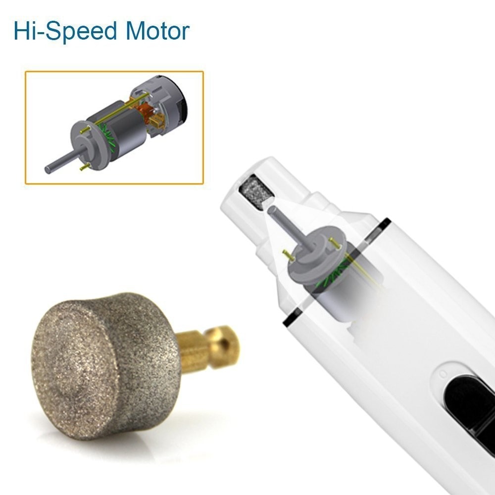 Codos  cp3301 elektrische hondennagelverzorgingstool, nagelvijl, nagelvijl voor huisdieren, automatische pedicure-apparaten voor honden en katten