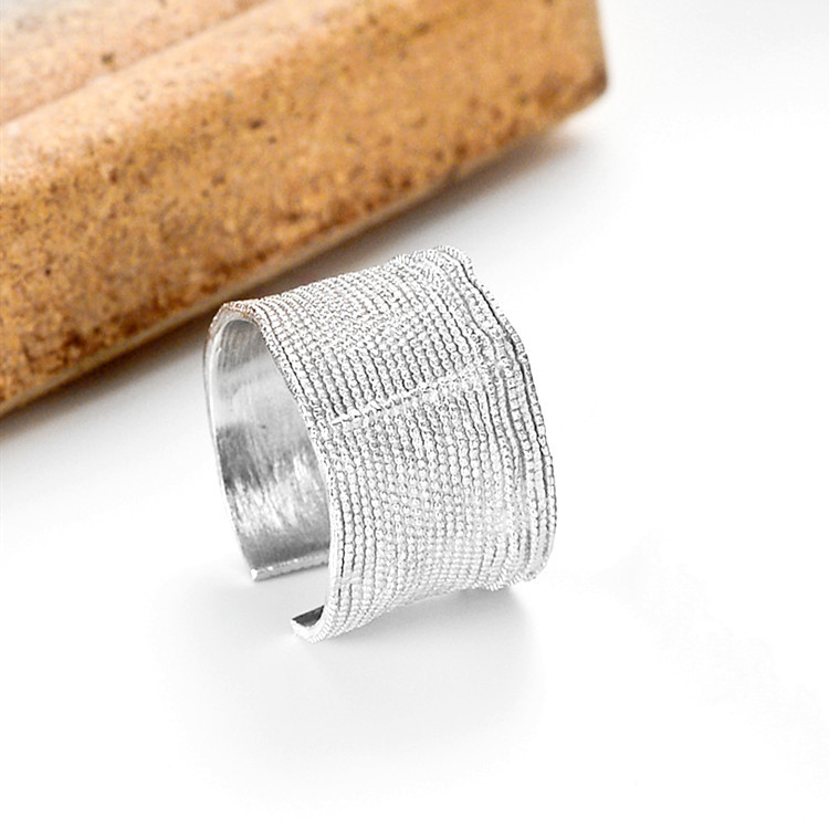 Geometria irregolare in argento sterling 925 ​ Anelli per accessori di gioielli da donna Gioielli all'ingrosso