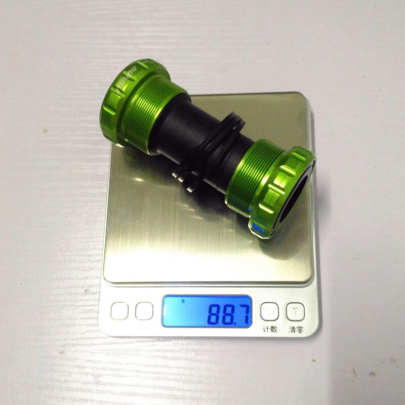 MTB Fahrrad Fahrrad Hohl Tretlager Achse BB Radfahren Aluminium Legierung Wasserdichte BSA 68/73mm Kurbel einstellen Achse teile Freies