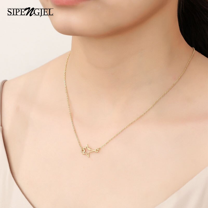 Cubic Zirconia Butterfly Cross Pendant Necklace Gold And Silver Color Chain Necklace For Women Korean Jewelry