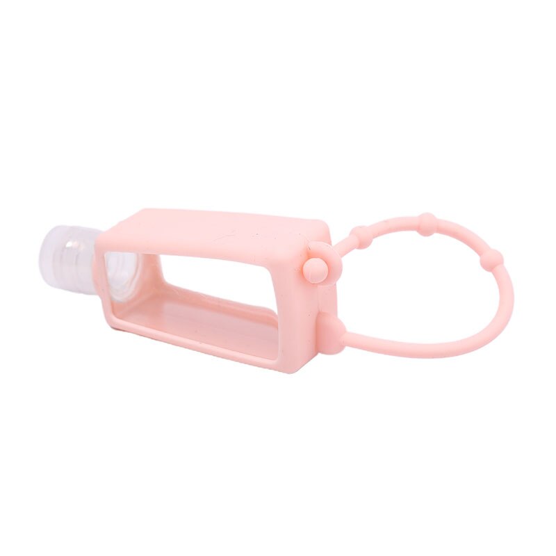 Mini desinfectante de manos desechable, Gel de seguridad de silicona, sin necesidad de limpiar, cubierta desmontable, desinfectante portátil para manos, 1 uds., 30ml