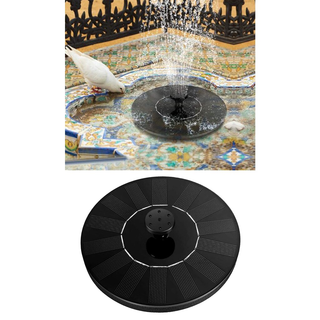 Mini Solar Fontein Voor Vogel Bad, Zonne-energie Fontein Pomp Drijvende Vogelbad Water Pompen Voor Tuin, Patio, vijver En Zwembad