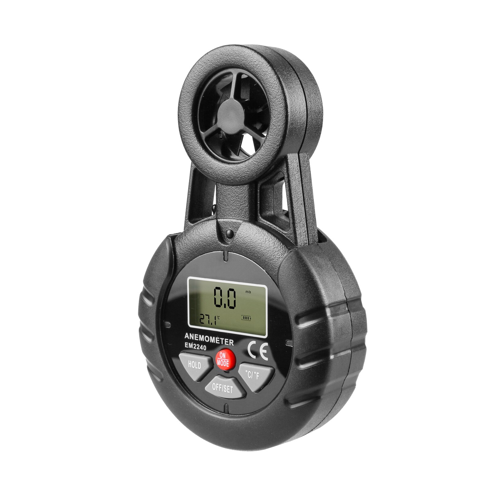 Portable Digital Anemometer Handheld LCD Electronic Wind Speed Air Flow Velocity Measure Meter Tester Backlight