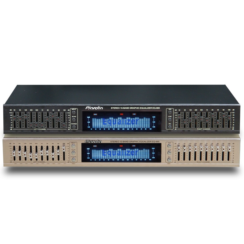 Hifi EQ665 Equalizer Stereo Tone Control Audiophile Diy Dual 10-Segment Pre-Timing Hi End Hifi Equalizer