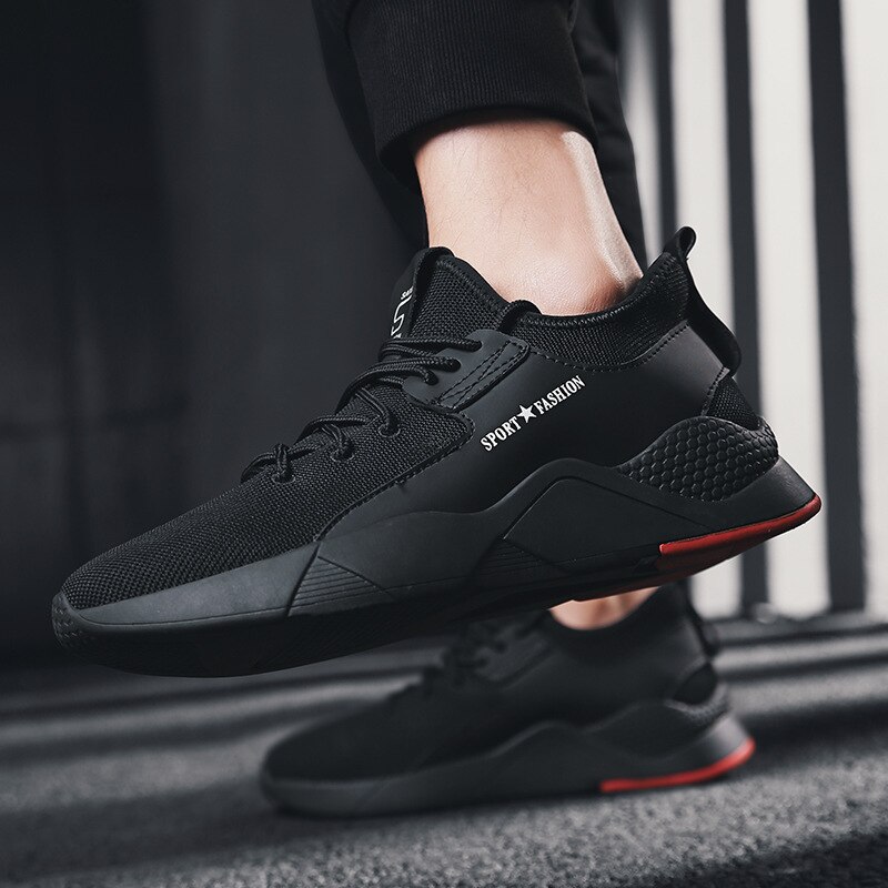 Men Shoes Lace-Up Men Shoes Microfiber Leather Casual Shoes Brand Men Sneakers