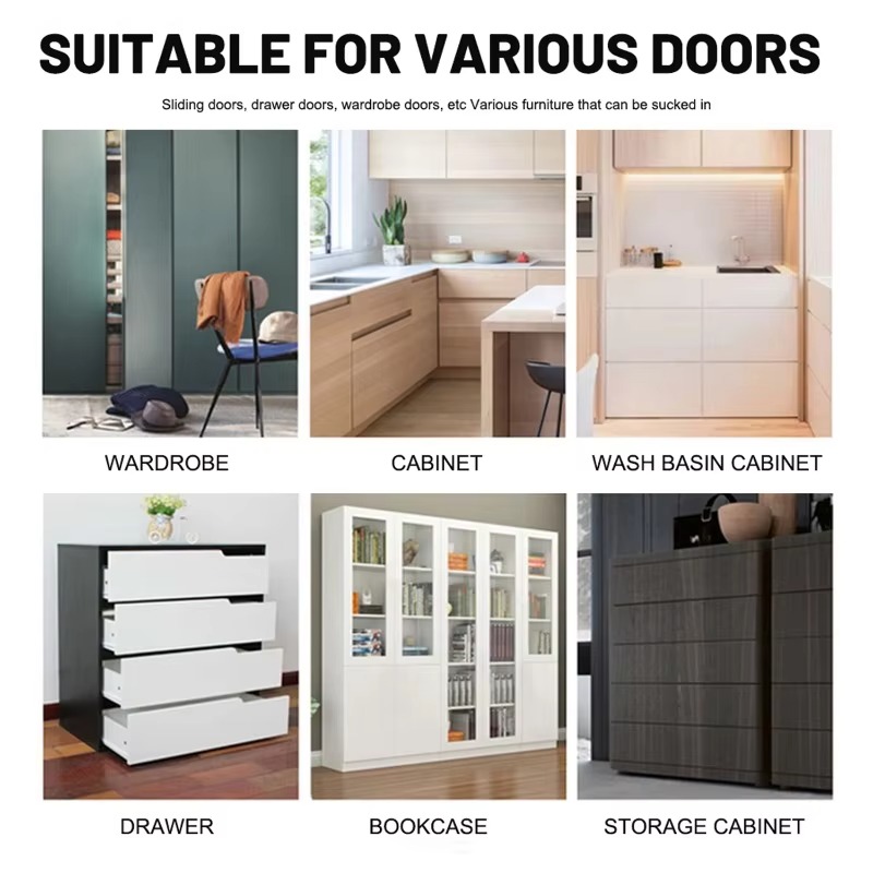 Magnetic Cabinet Catches Ultra Thin Door Strong Magnets Stops Invisible Adhesive Drawer Magnet Lock For Kitchen Closet Closer