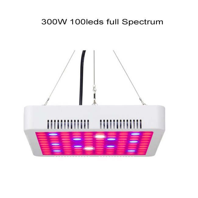 300W LED grow light volledige spectrum phyto plant groei lamp voor indoor Plantaardige zaailing Bloem zaailing tent fitolampy: 300W full spectrum / AU