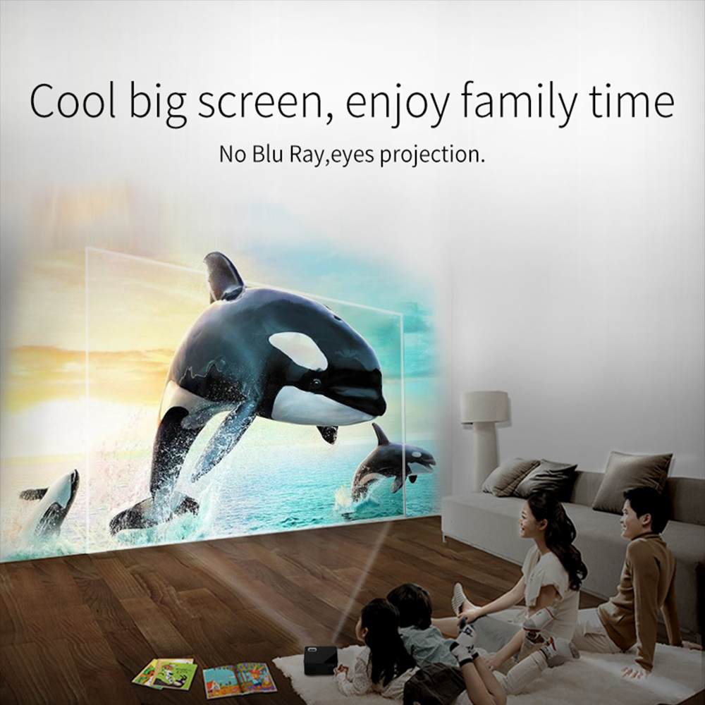 Mini Projector Support 1080P Full HD Projector LCD LED Home Theater Projector 600 Lumens Outdoor Home HDMI/USB/AV