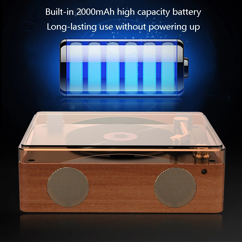 CD PlayerBluetooth 5.0Built-in SpeakerHIFI Portable Music PlayerBuilt-in SpeakerHigh-capacity BatteryInfrared Remote Control