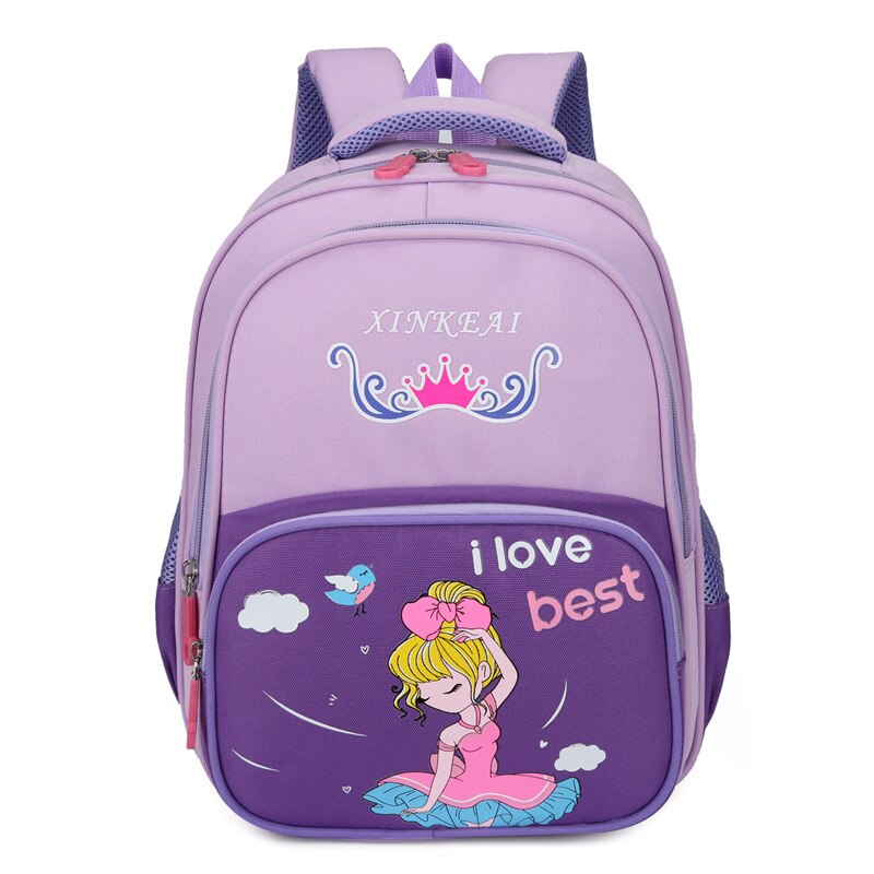 Schooltassen Jongens En Meisjes Rugzak Schooltas Kinderen Rugzakken Voor 1.1-1.5M Kids Bag Mochila Escolar sac A Dos Enfant: Purple-Dark Purple