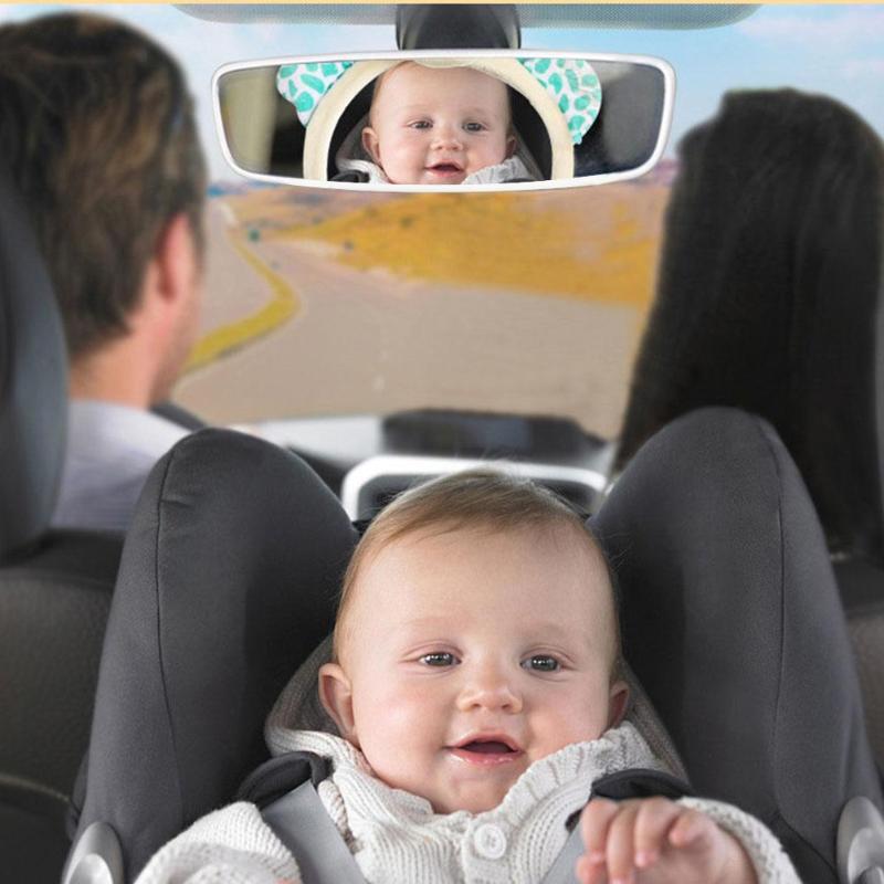 Creatieve Veiligheid Auto Achterbank Achteruitkijkspiegel Leuke Verstelbare Baby Baby Kind View Rear Monitor Auto Accessoires Baby Care