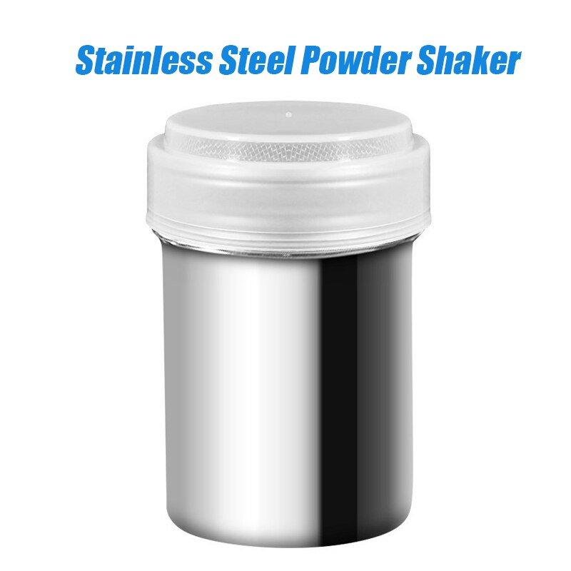 Molde de capuchino, plantilla para decorar café, plantillas de espuma en aerosol para pastel, azúcar en polvo, Chocolate, cacao, café, montaje de impresión D40: Stainless Shaker
