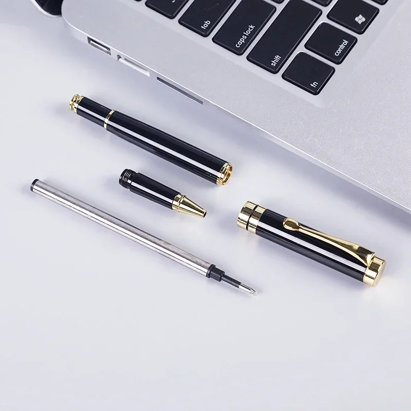 Box Packaging Luxury Metal Ballpoint Pens School Business Office Signature Roller Pen Student Stationery Supplies Writing