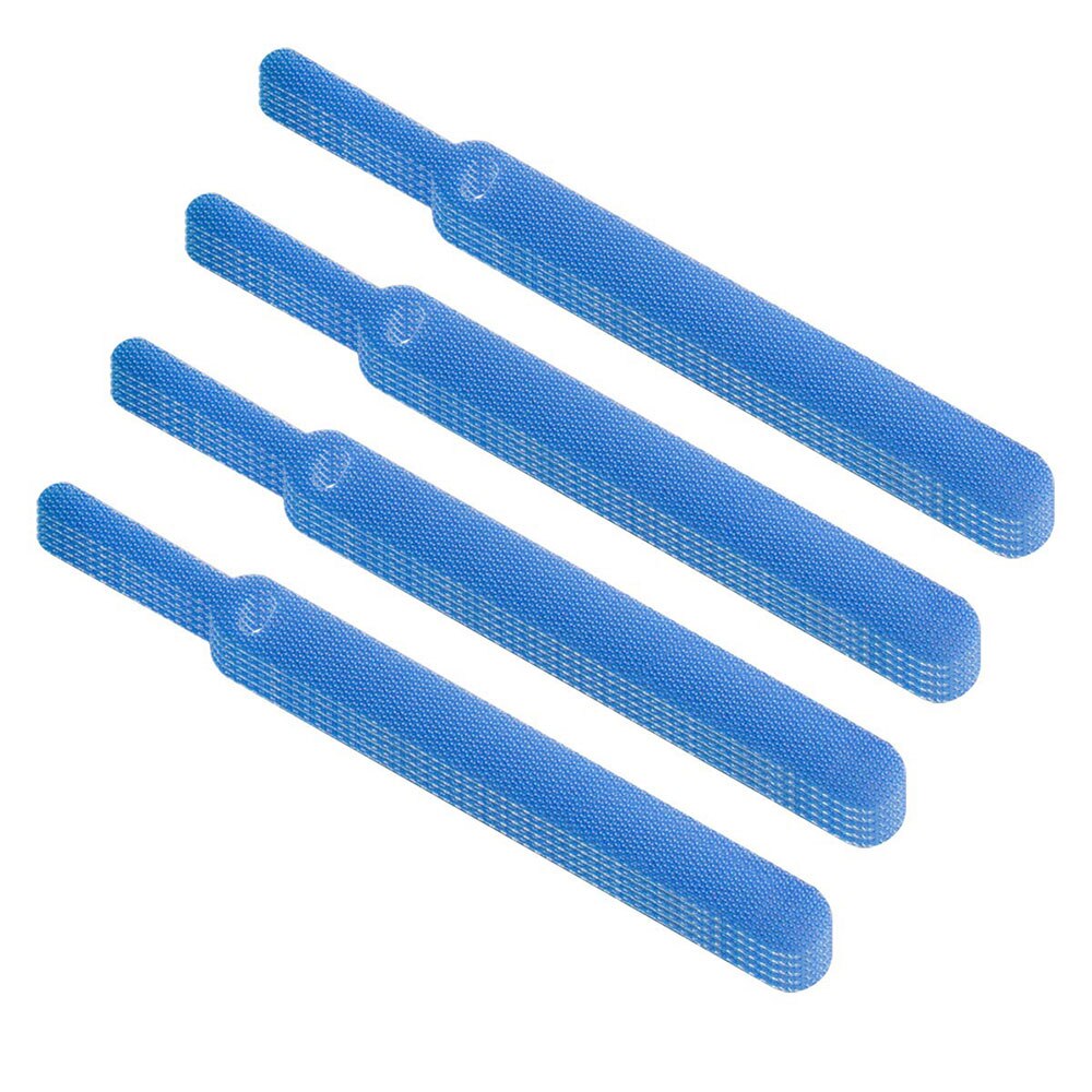 10/20PCS USB Cable Management Charging Cable Organizer PC Cable Winder Straps Earphone Cable Tie Hook Loop Desk Cable Bundle: 20Pcs Blue