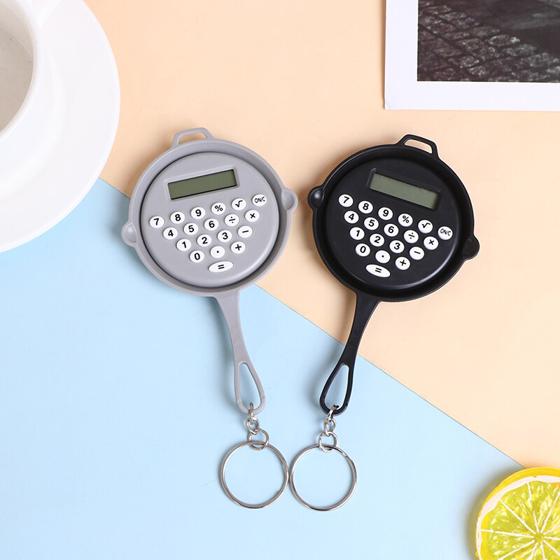 Chicken Pan Miniature Calculators Key Chain Are Reserved For Students For Exams Portable Keychain Calculator