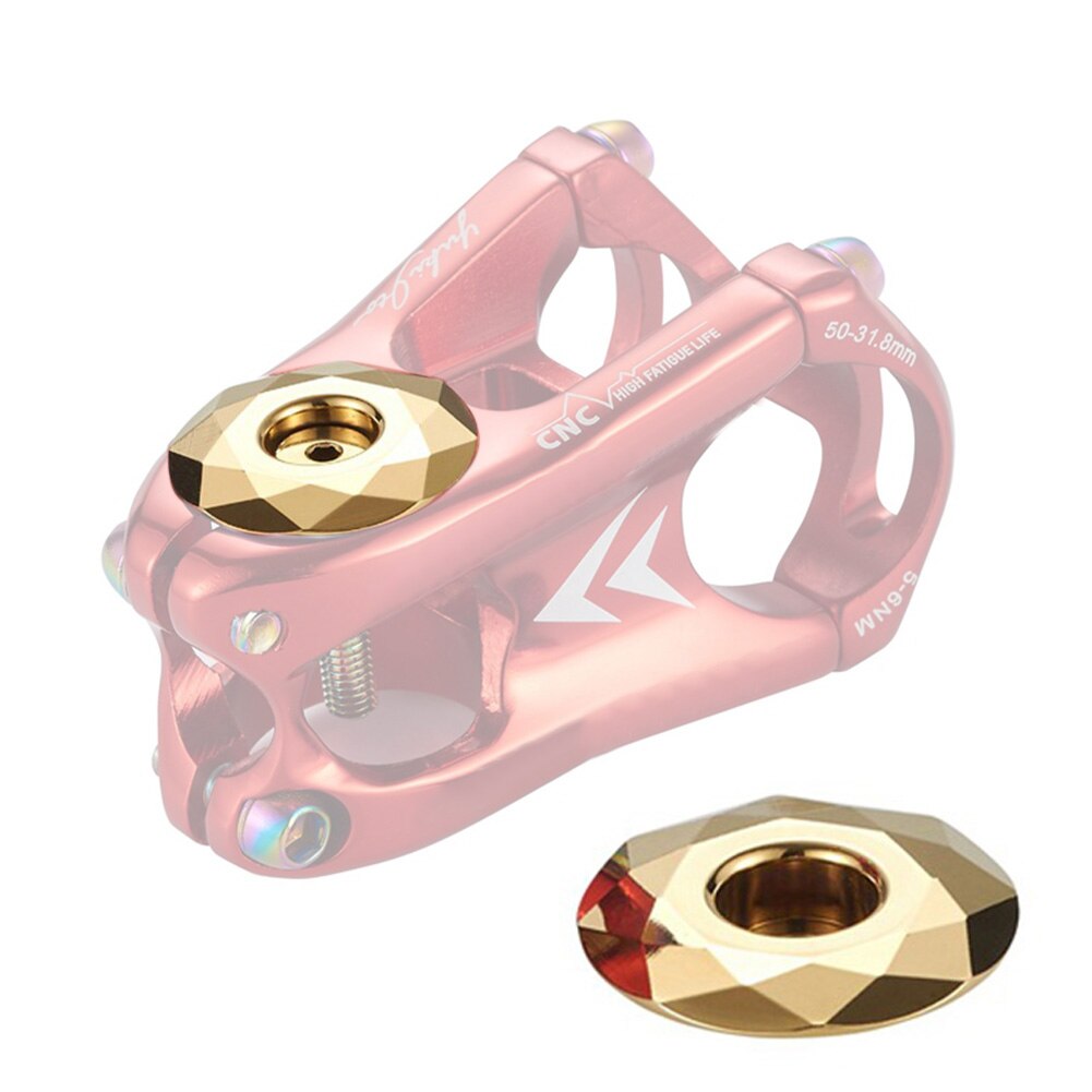 Aluminum Alloy MTB Mountain Bicycle MTB Bike Front Fork Stem Headset Top Cap Bicycle Accessories