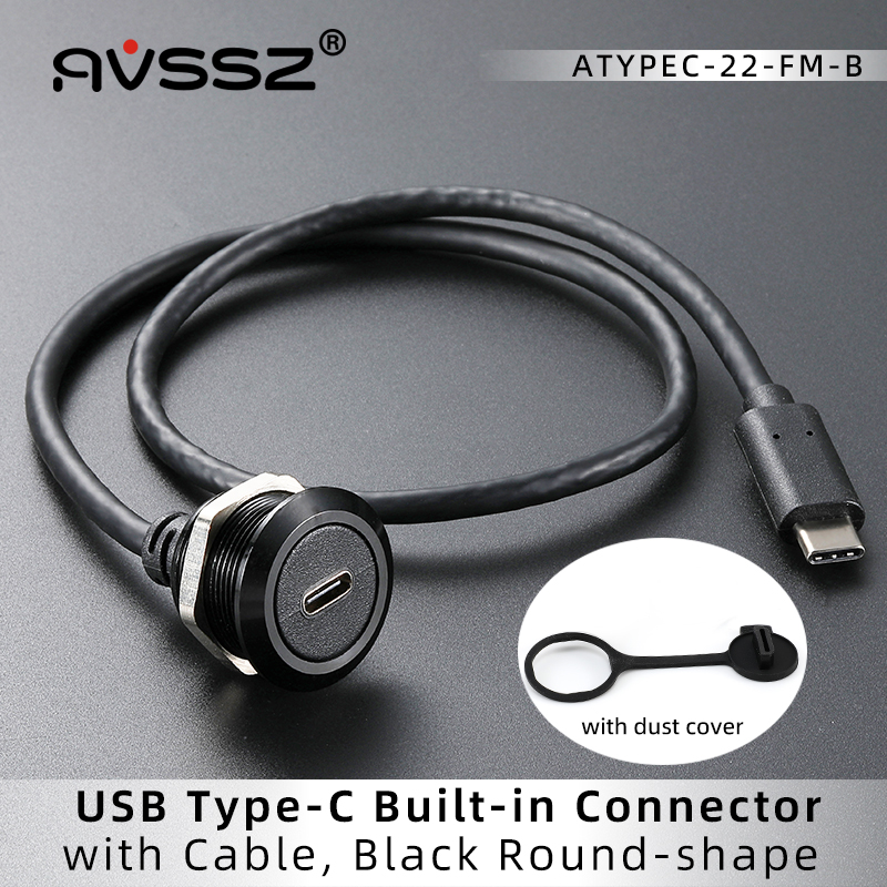 0.5-2m metall hdmi 2.0 data forlengelseskabelkontakt hunn-til-hann innfelt adapterkontaktledninger, til bil, lastebil, motorsykkelindustri: måke / <= 0.5m