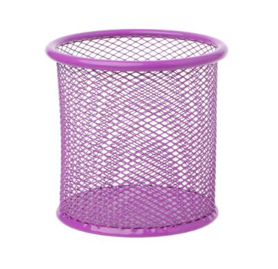 Rectangular Mesh Style Metal Pencil Holder Organizer Desk Pen Containers