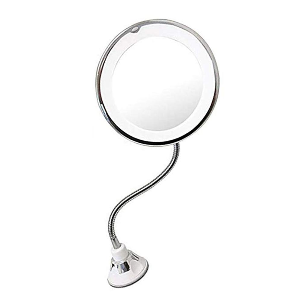 Led Spiegel Flexibele Make-Up Spiegel Met Led Licht Ijdelheid Spiegels 10X Vergrootglas Spiegels Licht Cosmetische Miroir