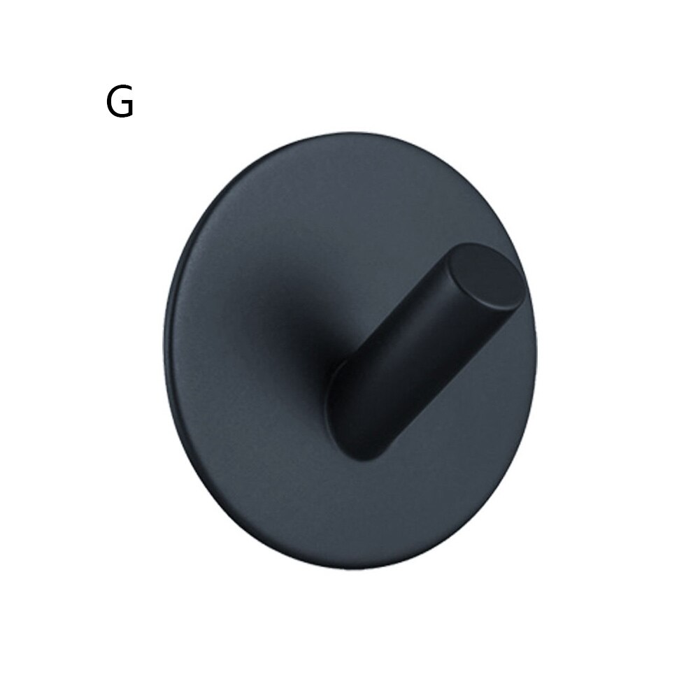 Zelfklevende sleutelhouder, handdoekhouder, opberghaak voor thuis, keuken, badkamer, muur, deurhaak, organizer, accessoires, roestvrij staal: G