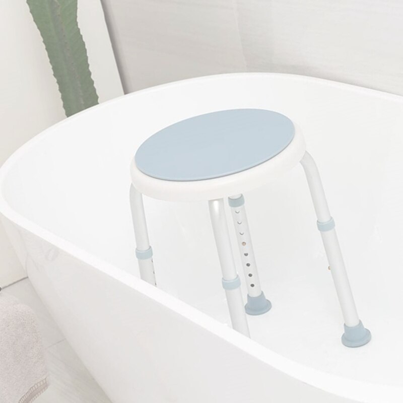 ALWAYSME 360 Grad Einstellbar Rotierenden Dusche Stuhl Hocker Badewanne Stuhl Badewanne Sitzbank Mit Anti-Unterhose Gummi Tipps