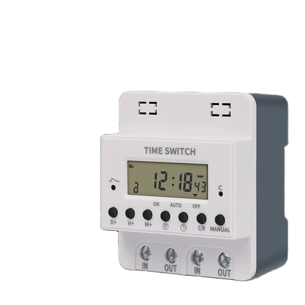 Digital Weekly Programmable Timing Control Time Controller Electronic Timer Switch Din Rail Relay Can Set For 168 Hours 220V