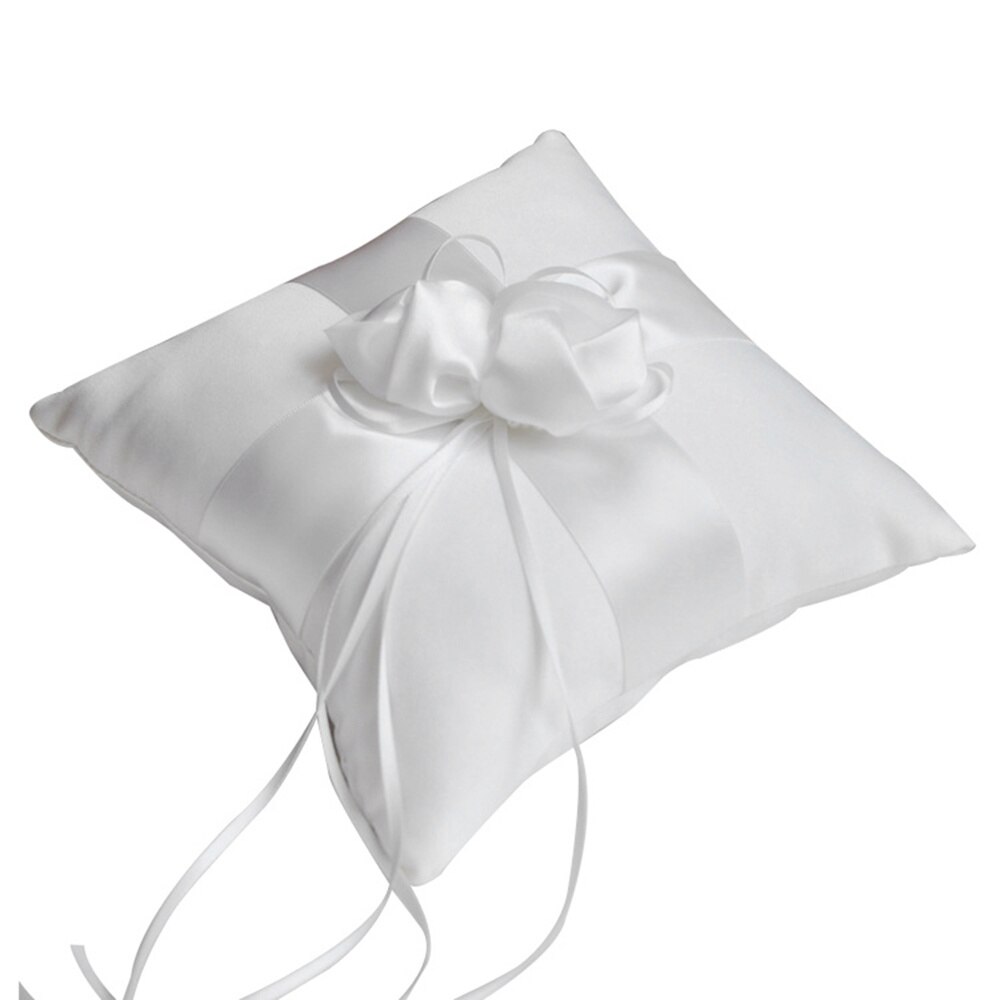 Wedding Ring Pillow Wedding Square Ring Cushion Flower Finger Ring Pillow Bride Ring Pillow: Default Title