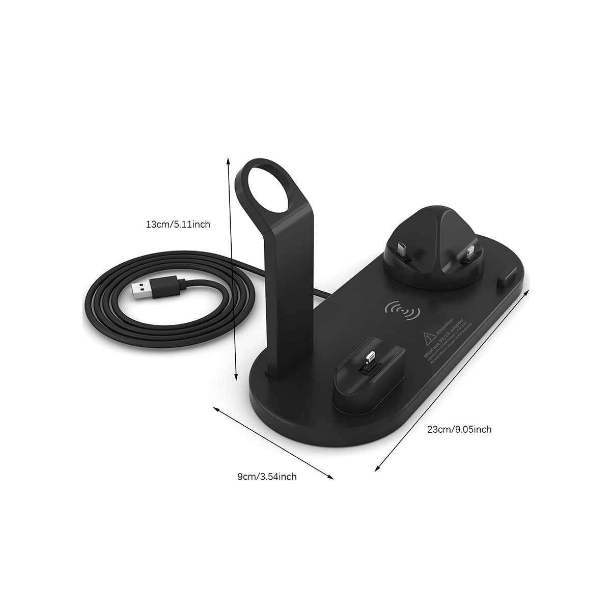 5 in 1 draadloze oplader stand pad voor iPhone 16 15 14 13 12 X Apple Watch Airpods bureautelefoon opladers snel opladen dockstation