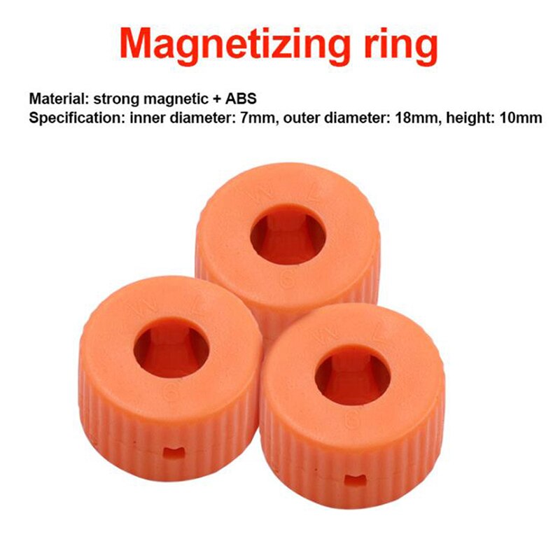 1Pc Schroevendraaier Magnetizer Demagnetizer Maker 7Mm Schroevendraaier Lading Magnetische Ring