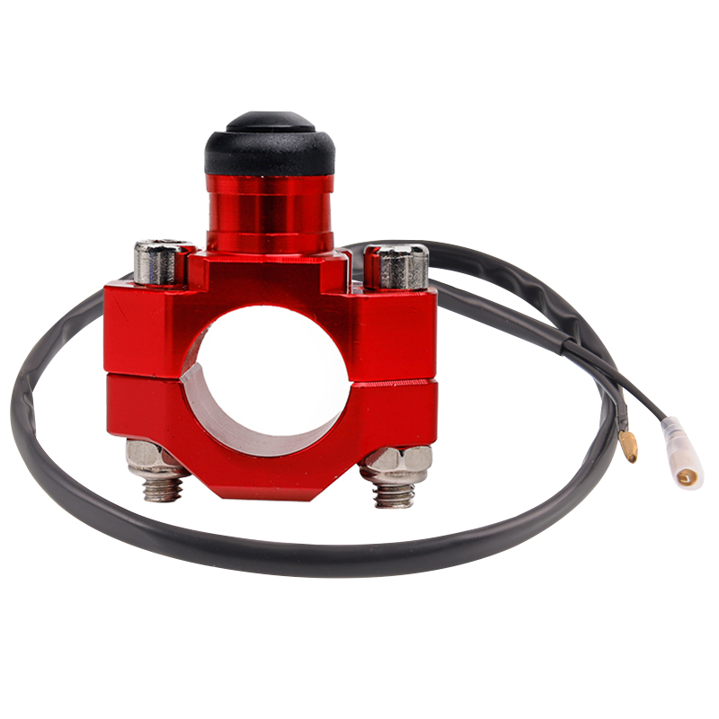 Hurbike-Joli à bouton pour moto, démarreur de moteur, Kill On Off VILLE CNC, universel, arrêt du moteur, démarrage, Kill Switch: Rose