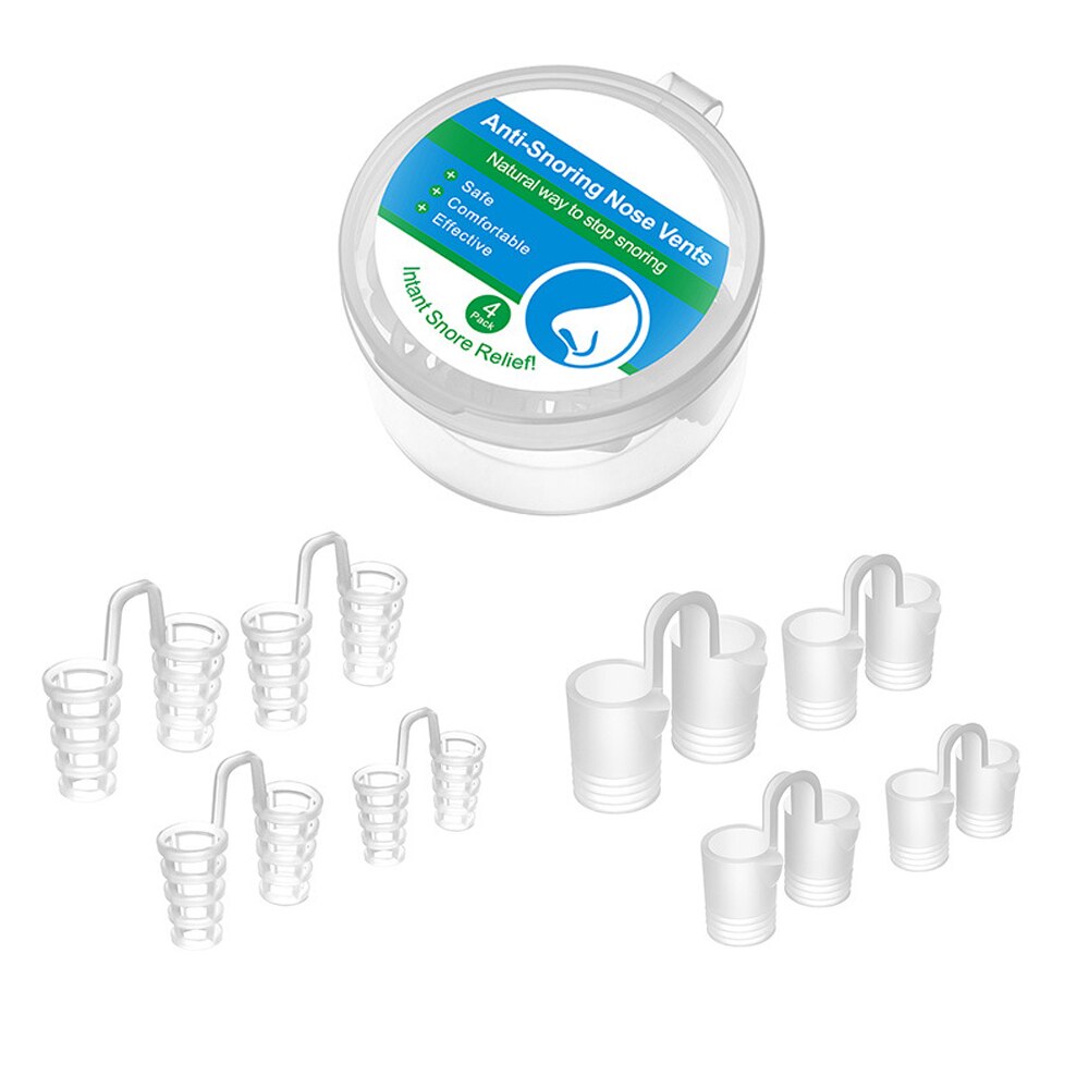 Snore Stopper Snoring Solution Anti Snoring Devices 8/4 Set to Ease Breathing for Natural and Comfortable Sleep