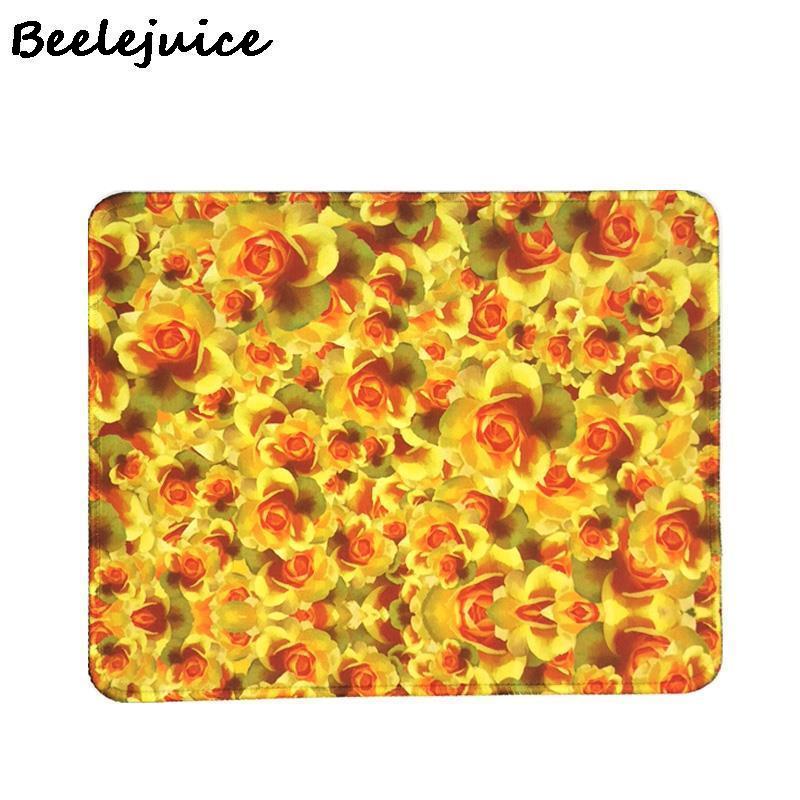 Sonnenblumen Lila Blumen Maus Pad Silikon Maus matt Tisch matt Laptop Spiel Computer Tastatur Schreibtisch Maus Pad Büro Liefert: 19