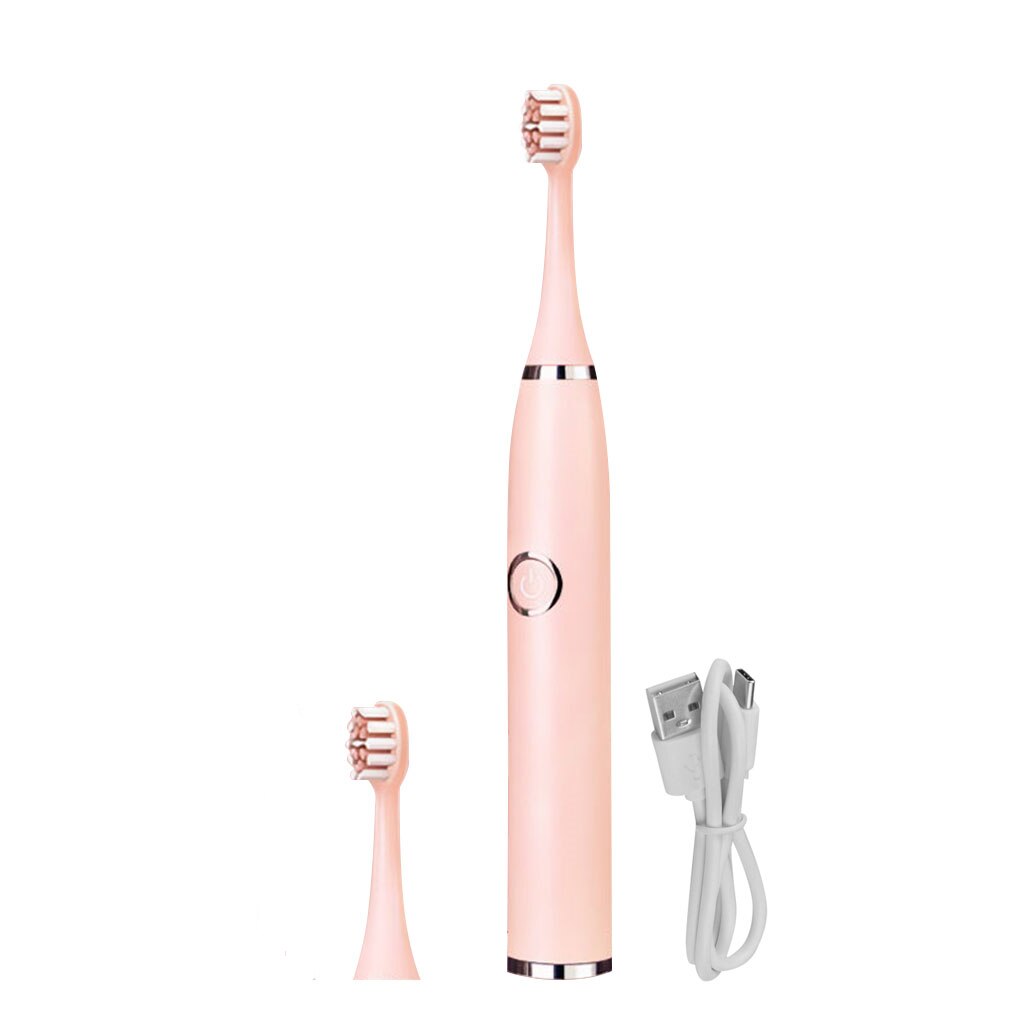 Super Sonic Electric Toothbrushes for Adults Kid Smart Timer Whitening Toothbrush IPX7 Waterproof Replaceable AA Battery Version: Charger Version B